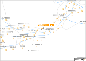 map of Desaguadero
