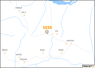 map of Desa