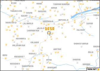 map of Desa