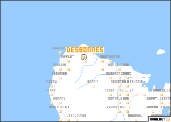 map of Desbonnes
