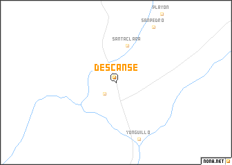 map of Descansé