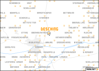 map of Desching