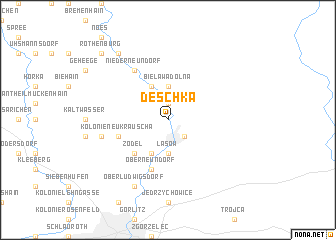 map of Deschka