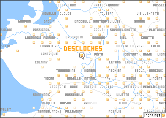 map of Descloches