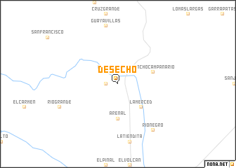 map of Desecho