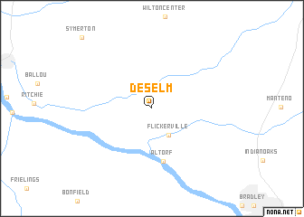 map of Deselm
