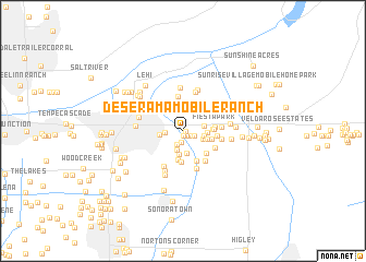 map of Deserama Mobile Ranch