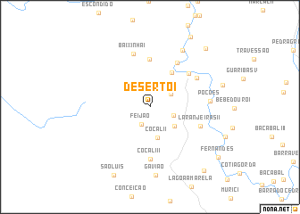 map of Deserto I