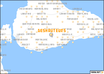 map of Deshauteurs