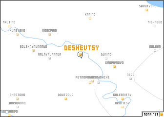 map of Deshevtsy