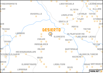map of Desierto
