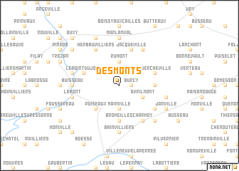 map of Desmonts