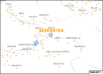 map of Desni Meteh
