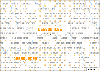 map of Dessources