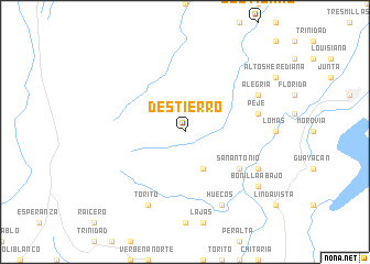 map of Destierro