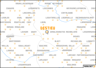 map of Destieu