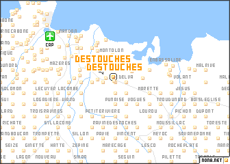 map of Destouches