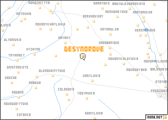 map of Desynorove