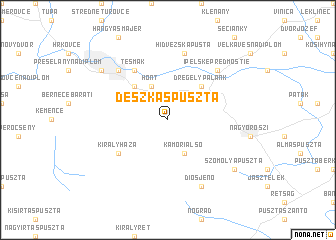 map of Deszkáspuszta