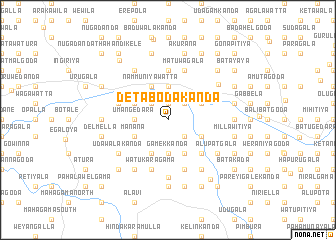map of Detabodakanda