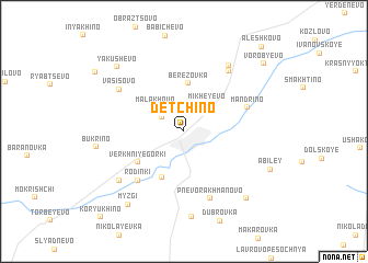 map of Detchino