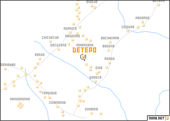 map of Detepo