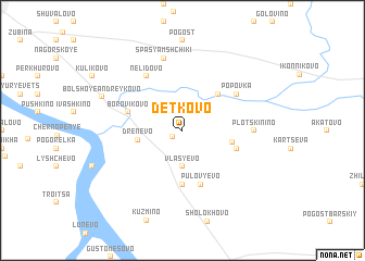 map of Detkovo