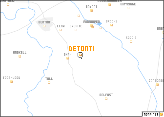 map of Detonti