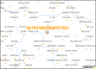 map of Dětřichov nad Bystřicí