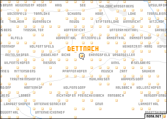 map of Dettnach