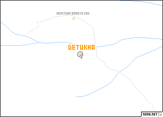 map of Detukha