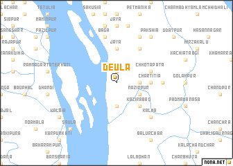 map of Deula