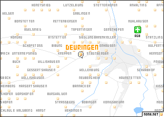 map of Deuringen
