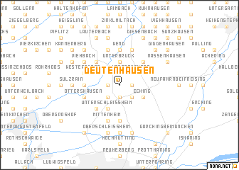 map of Deutenhausen
