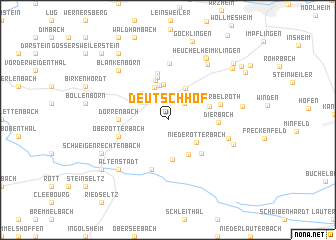 map of Deutschhof