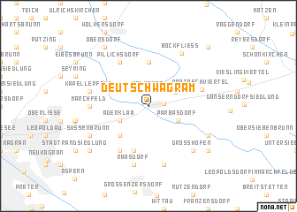 map of Deutsch-Wagram