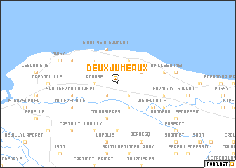 map of Deux-Jumeaux