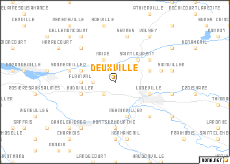 map of Deuxville