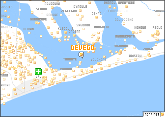 map of Dévégo