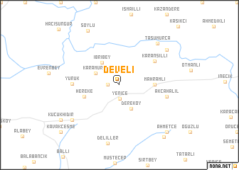 map of Develi