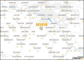 map of Devese