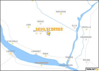 map of Devils Corner