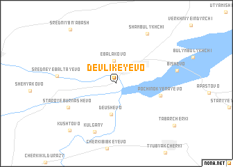 map of Devlikeyevo