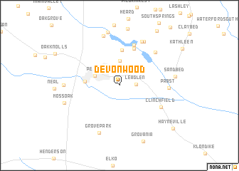 map of Devonwood