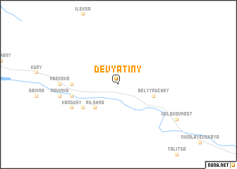 map of Devyatiny