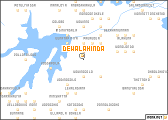 map of Dewalahinda