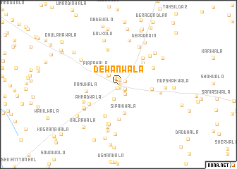 map of Dewānwāla