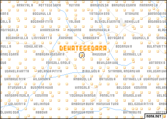 map of Dewategedara