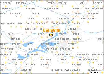 map of De Weerd