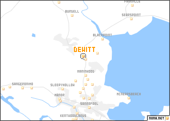 map of Dewitt